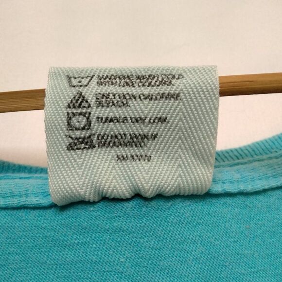 SMALL Ladies Distressed Blue Tee - I'm Not Aloof ... I'm Ignoring You NEW - Picture 6 of 9